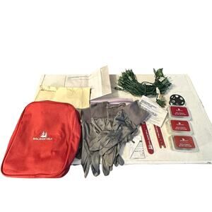 Balsam Hill Replacement Bulbs Bulbs and Fuses Lot + Red Carrying Bag